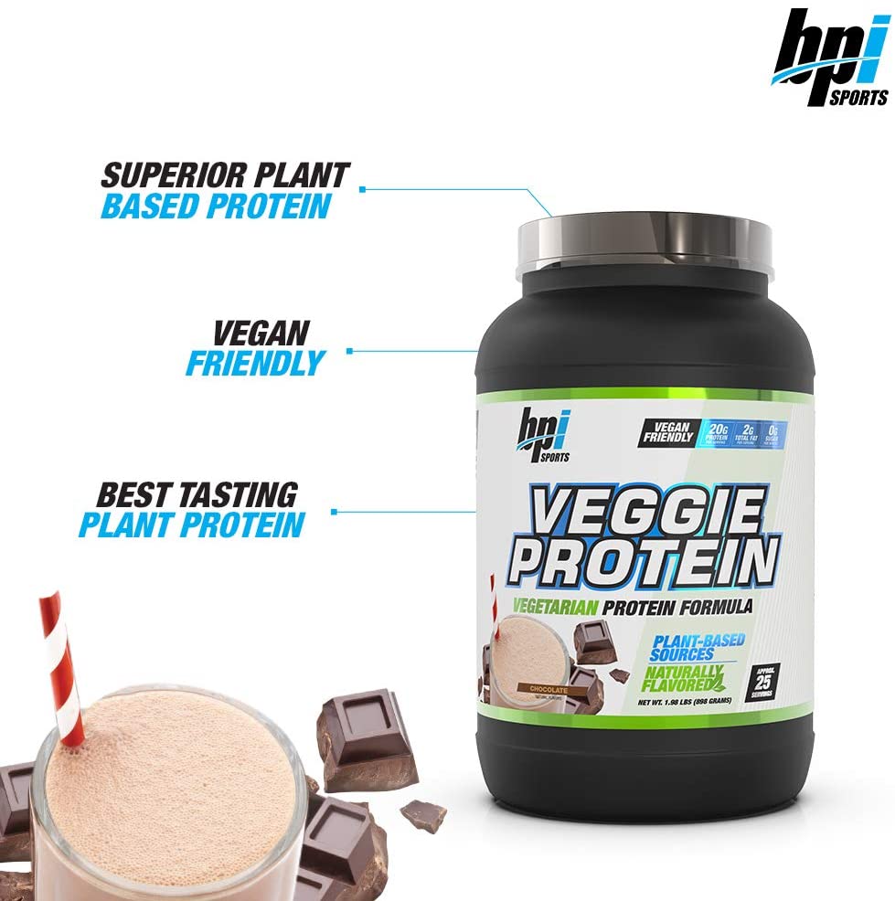 VEGGIE PROTEIN PROTEINA VEGANA 2 LB BPI SPORTS - Image 2