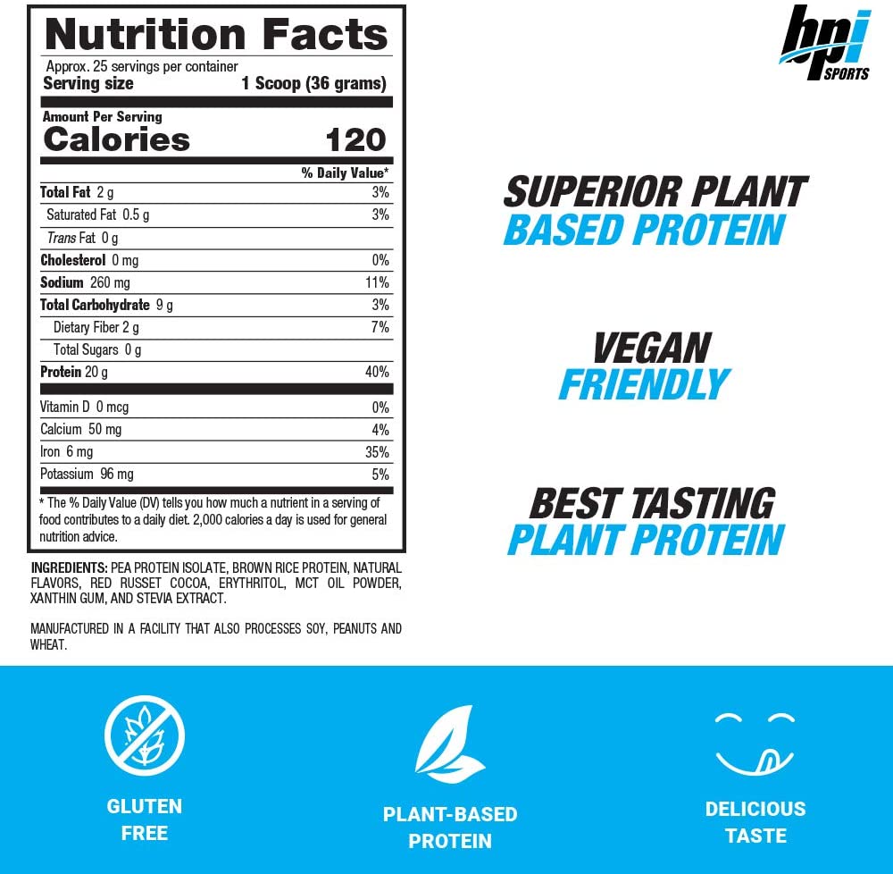 VEGGIE PROTEIN PROTEINA VEGANA 2 LB BPI SPORTS - Image 4