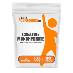 CREATINA BULK SUPLEMENTS 500 GRMS 100 PORCIONES