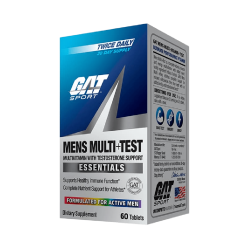 MENS MULTI + TEST GAT SPORT MULTIVITAMÍNICO 60 TABLETAS