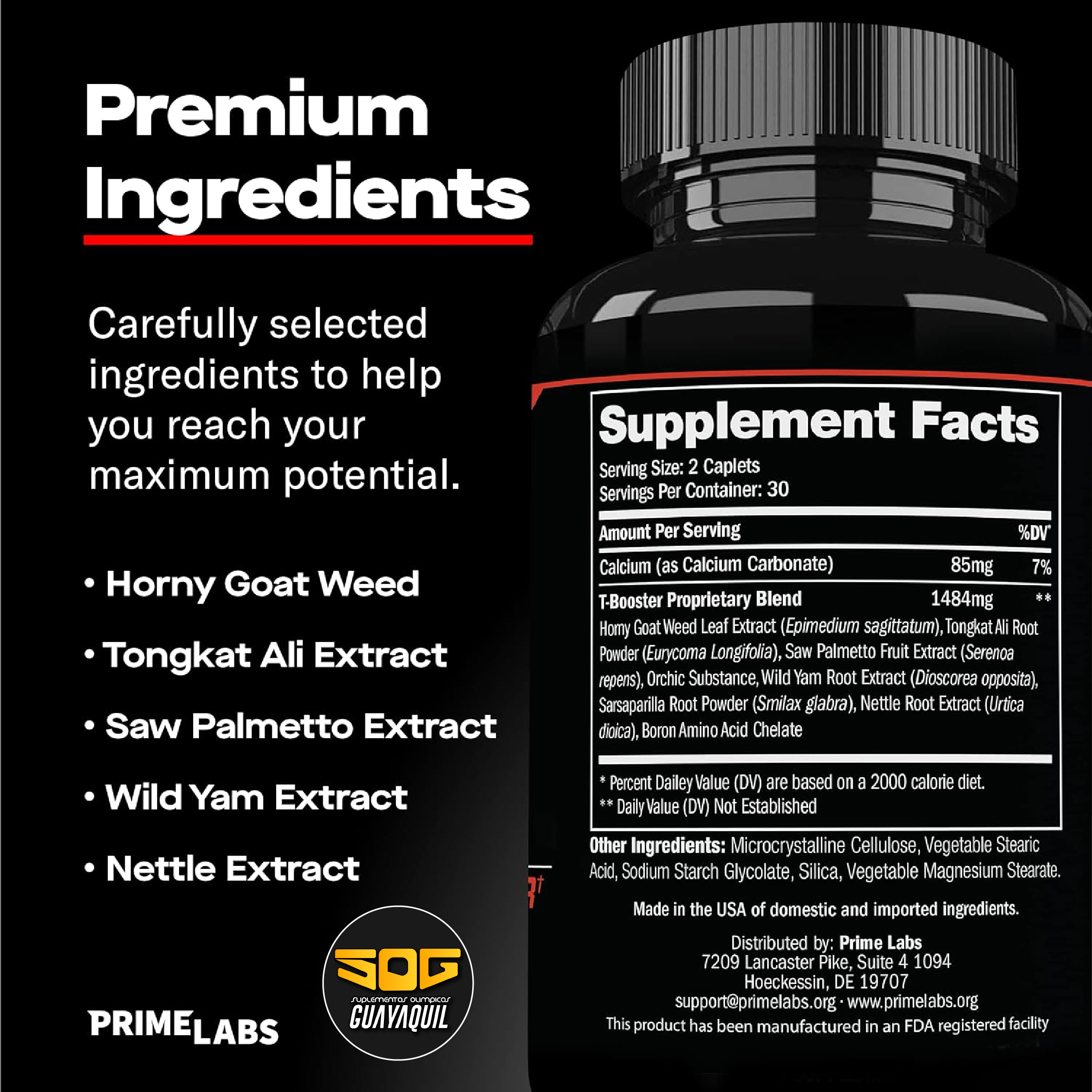 PRIME LABS PRIME TEST 60 CAPSULAS - Image 5