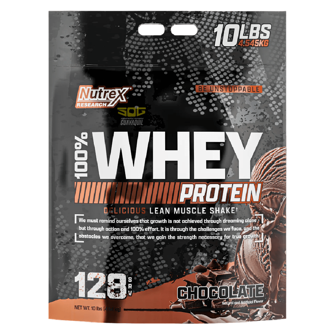 100% WHEY PROTEINA NUTREX 10 LB