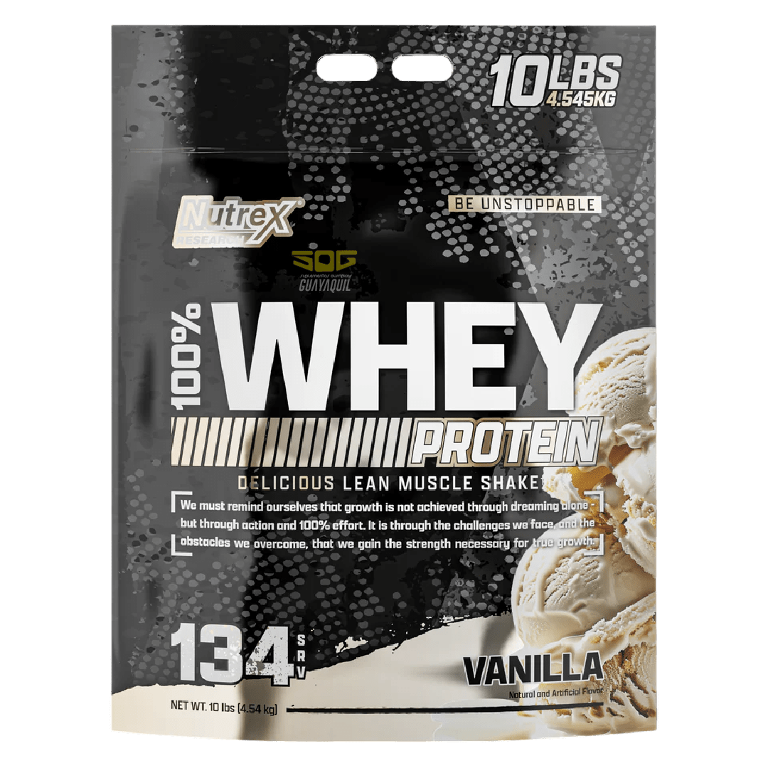 100% WHEY PROTEINA NUTREX 10 LB - Image 3