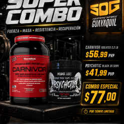 Carnivor isolates 2.2lb + Psychotic black 35 SERV